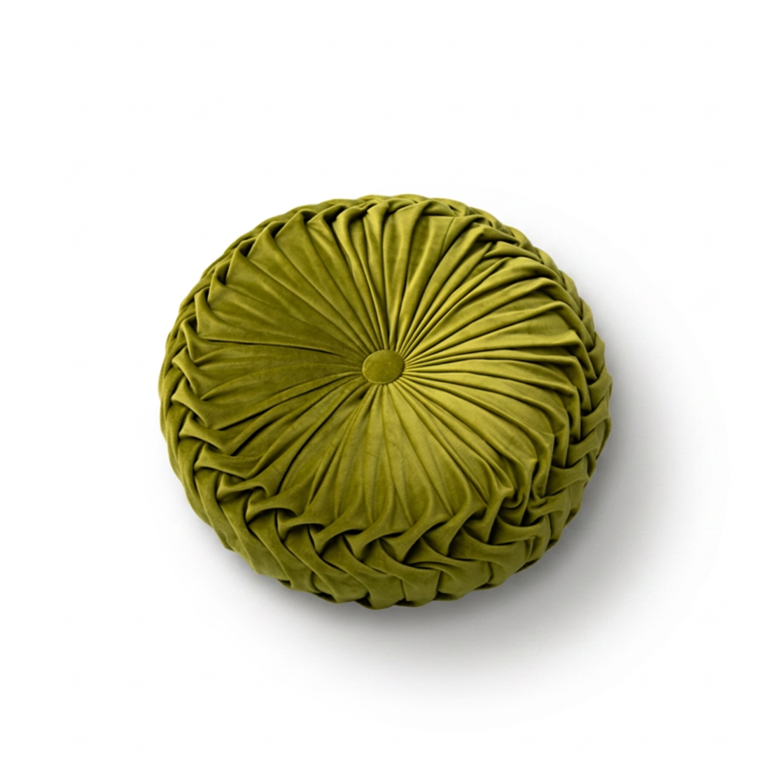 Velvet Round Accent Pillow