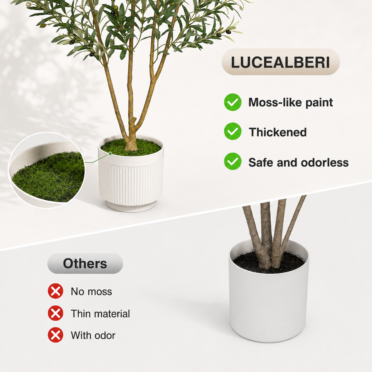 Mediterranean Olive Tree - Artificial Potted Greenery