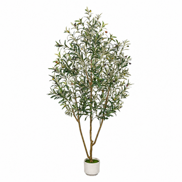 Mediterranean Olive Tree - Artificial Potted Greenery