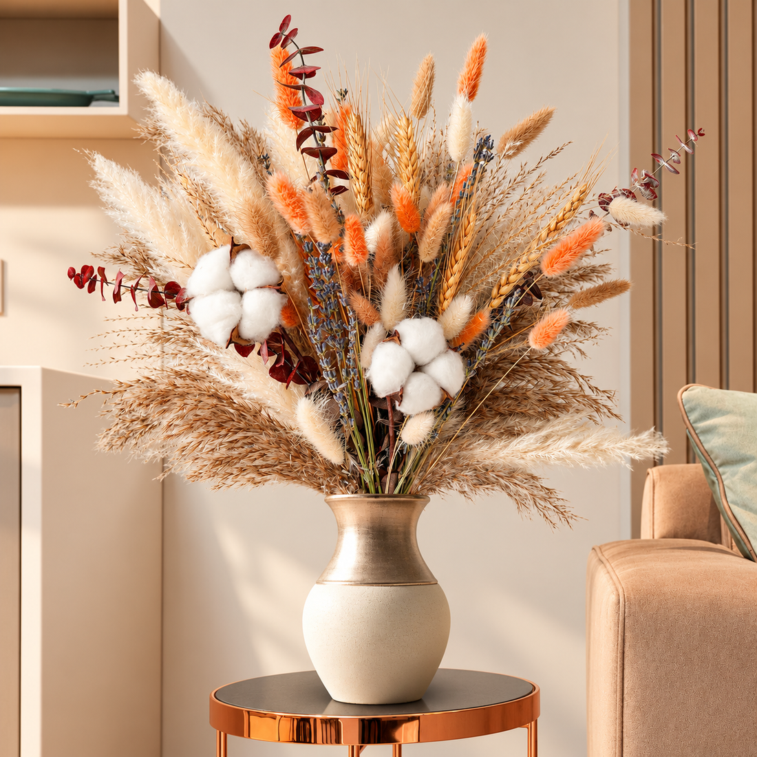 Autumn Harvest Bouquet - Natural Dried Flowers