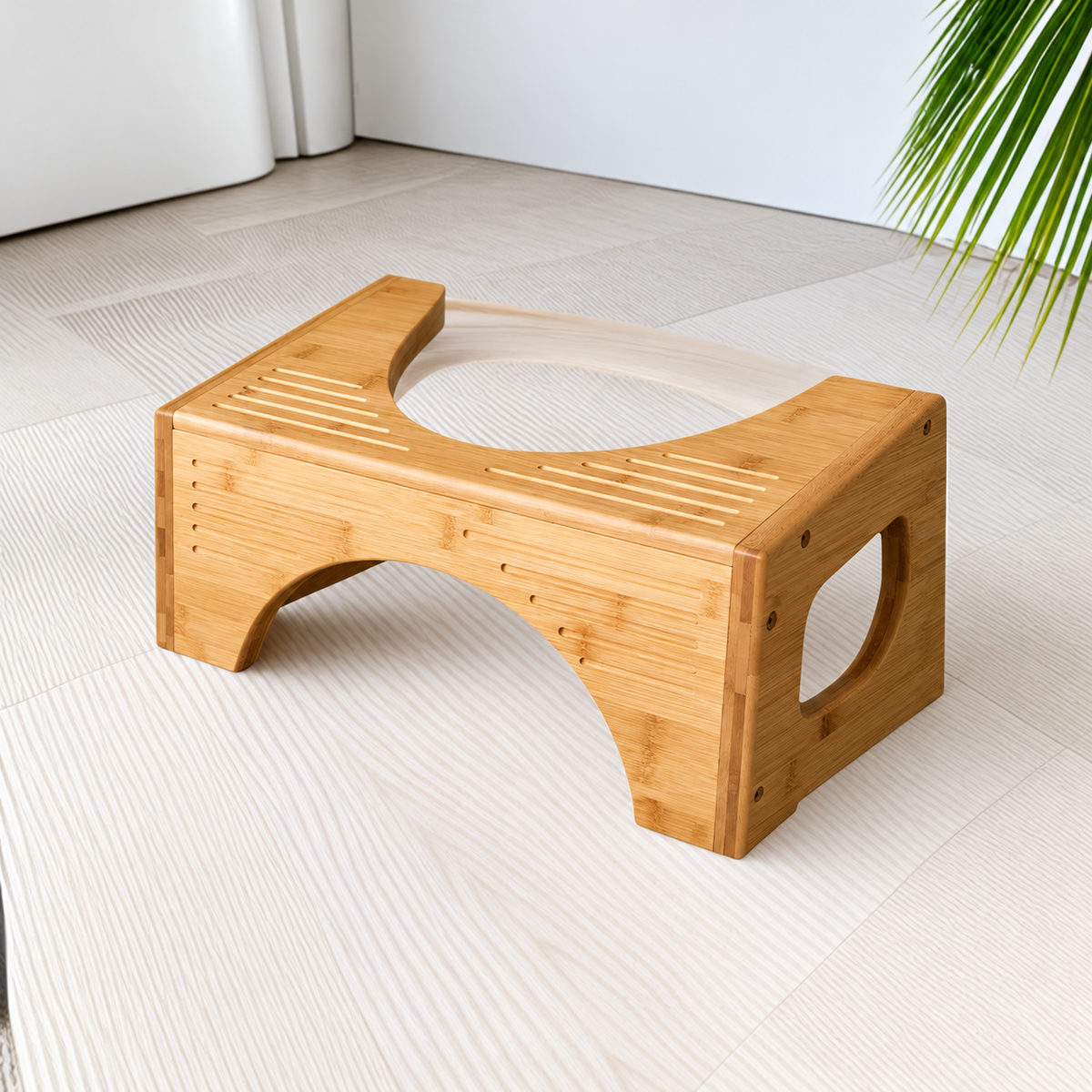Bamboo Toilet Foot Stool