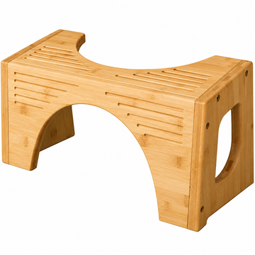 Bamboo Toilet Foot Stool