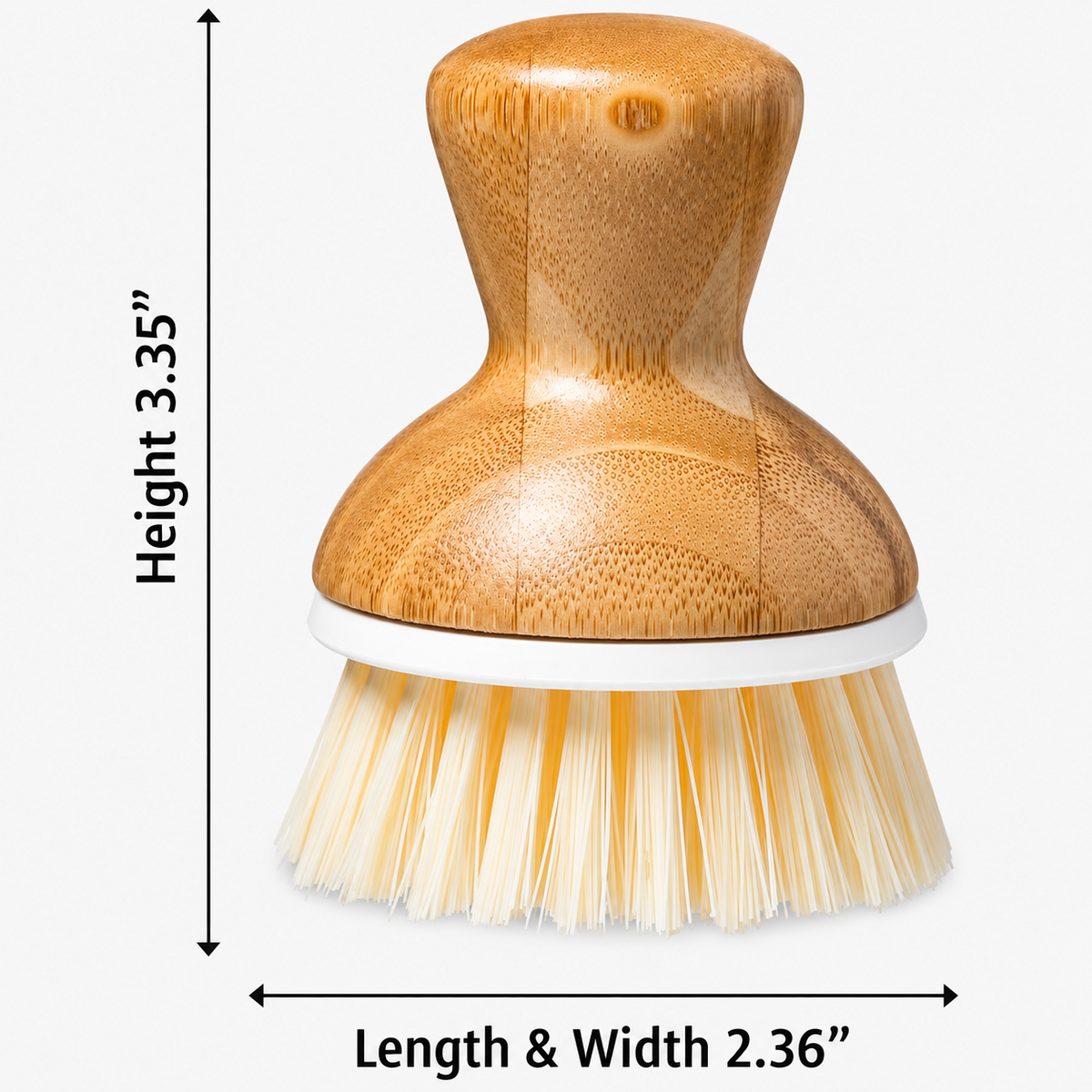 Bamboo Palm Dish Brush – Kitchen Scrubber
