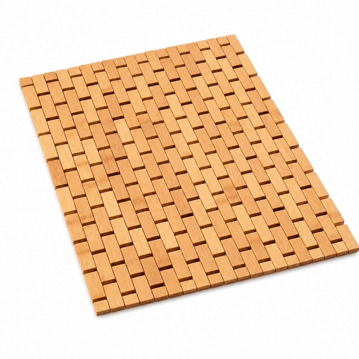 Bamboo Roll-Up Bath Mat