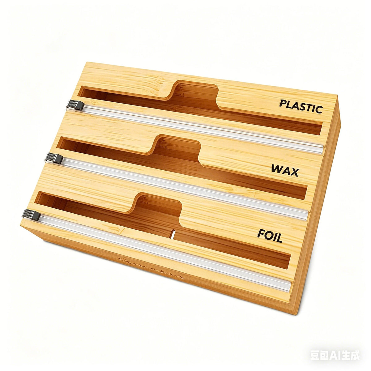 Bamboo Wrap Dispenser with Cutter