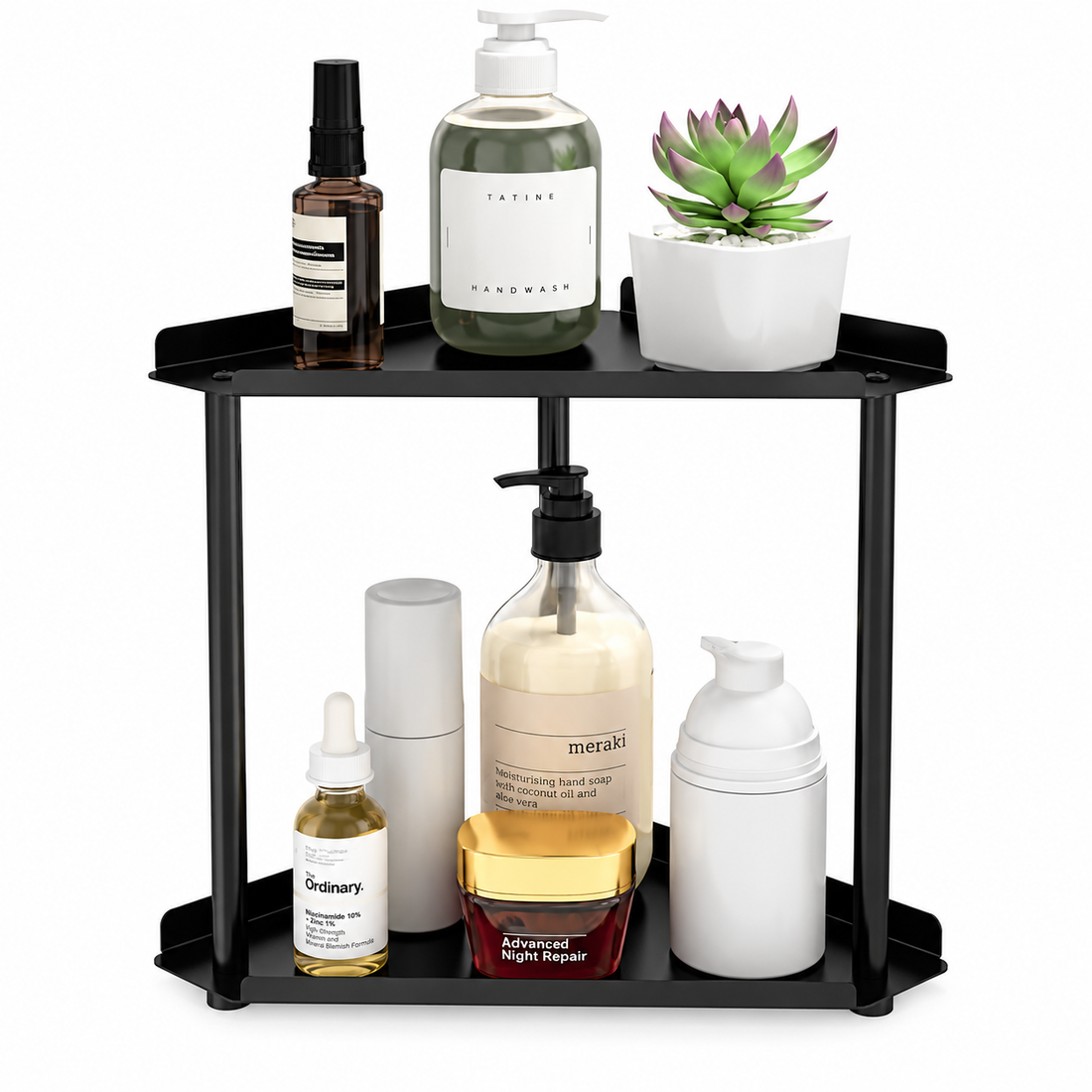 Bathroom Counter Organizer - 2-Tier Storage Shelf