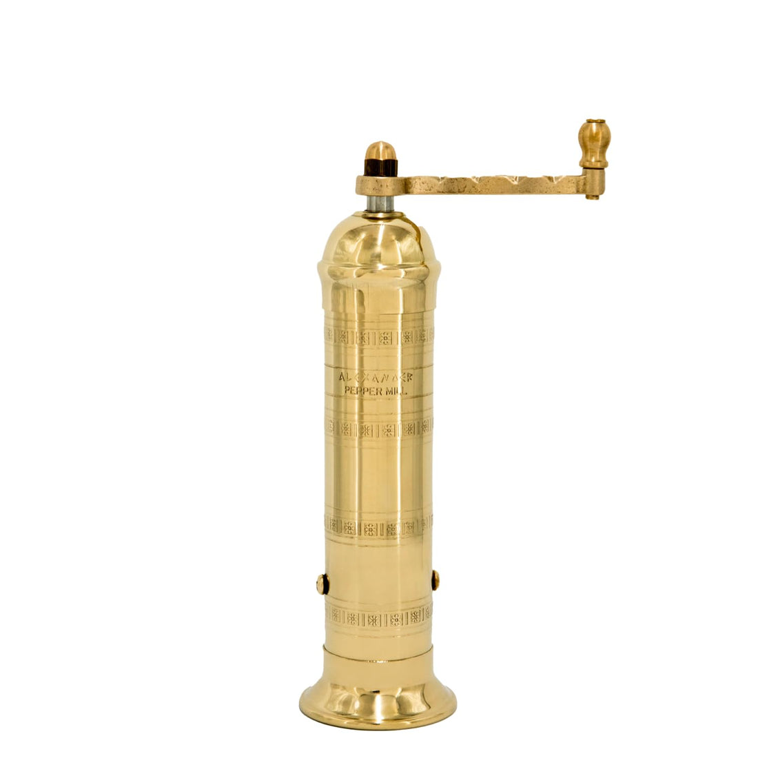 Brass Pepper Mill – 8" Manual Grinder