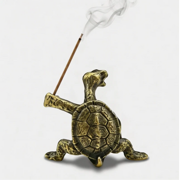 Brass Turtle Incense Holder