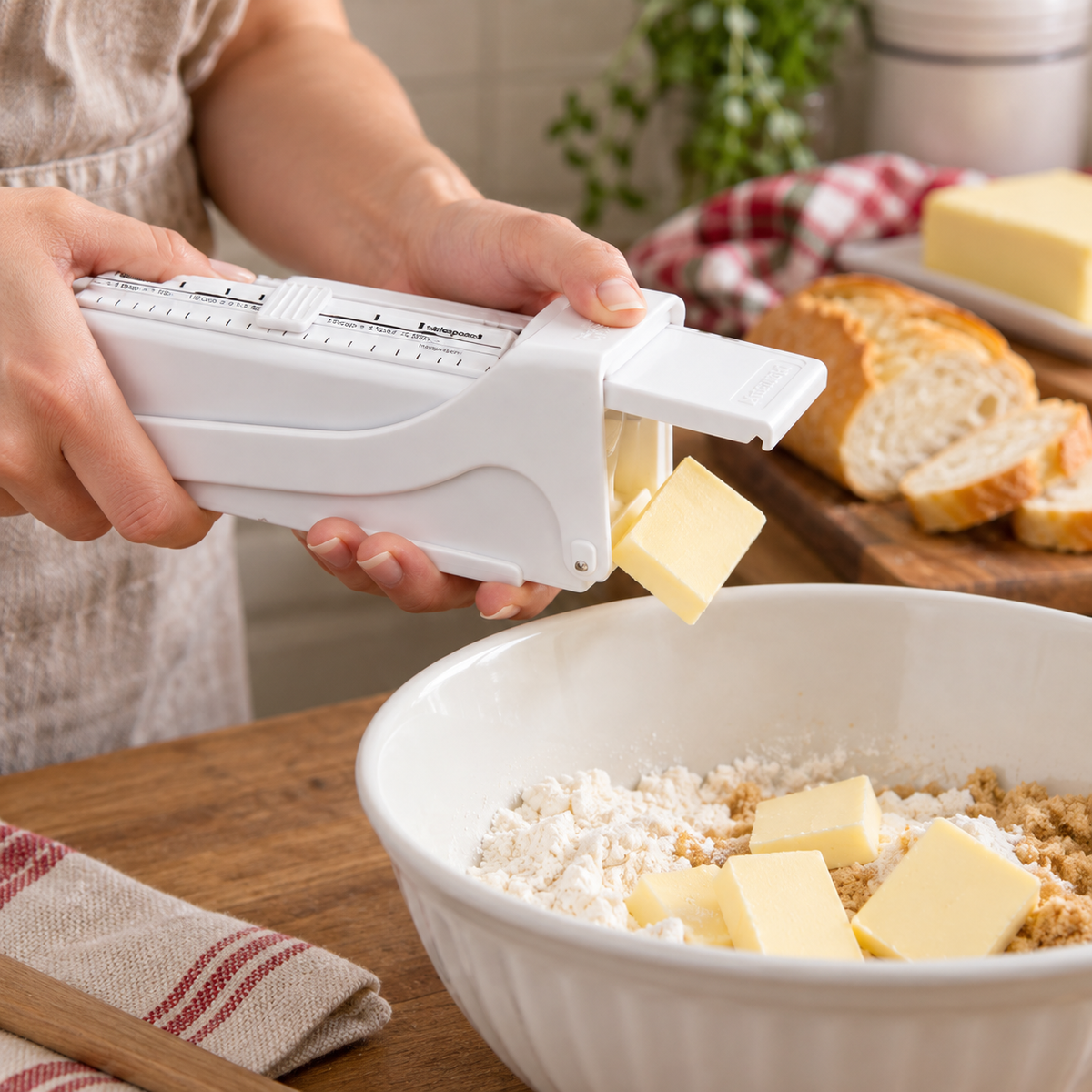 Butter Slicer and Dispenser – Measuring Guide