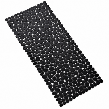Black Pebble Bathtub Mat