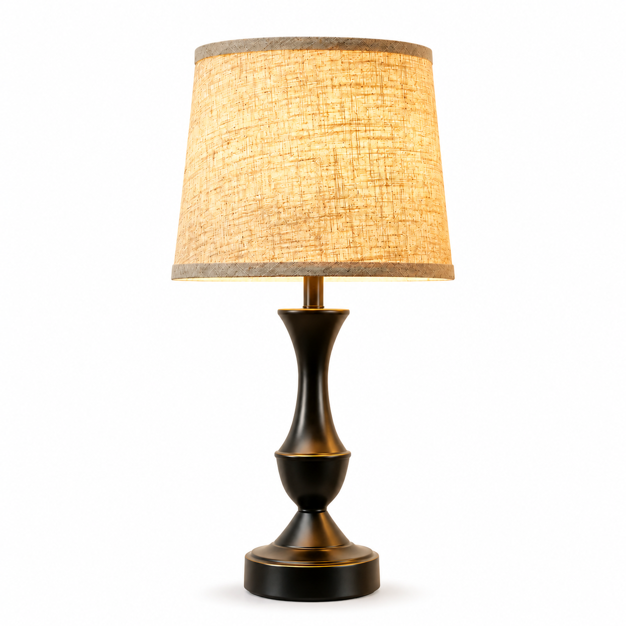 Vintage Farmhouse Bedside Lamp Set of 2