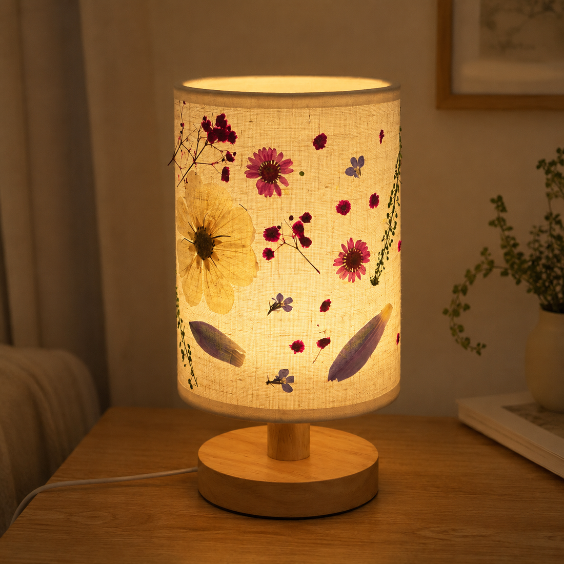 DIY Pressed Flower Lamp Kit