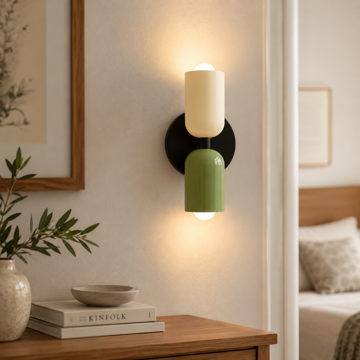 Colorful Wall Lamp Nordic Bedside Light – Soft Ambient Glow
