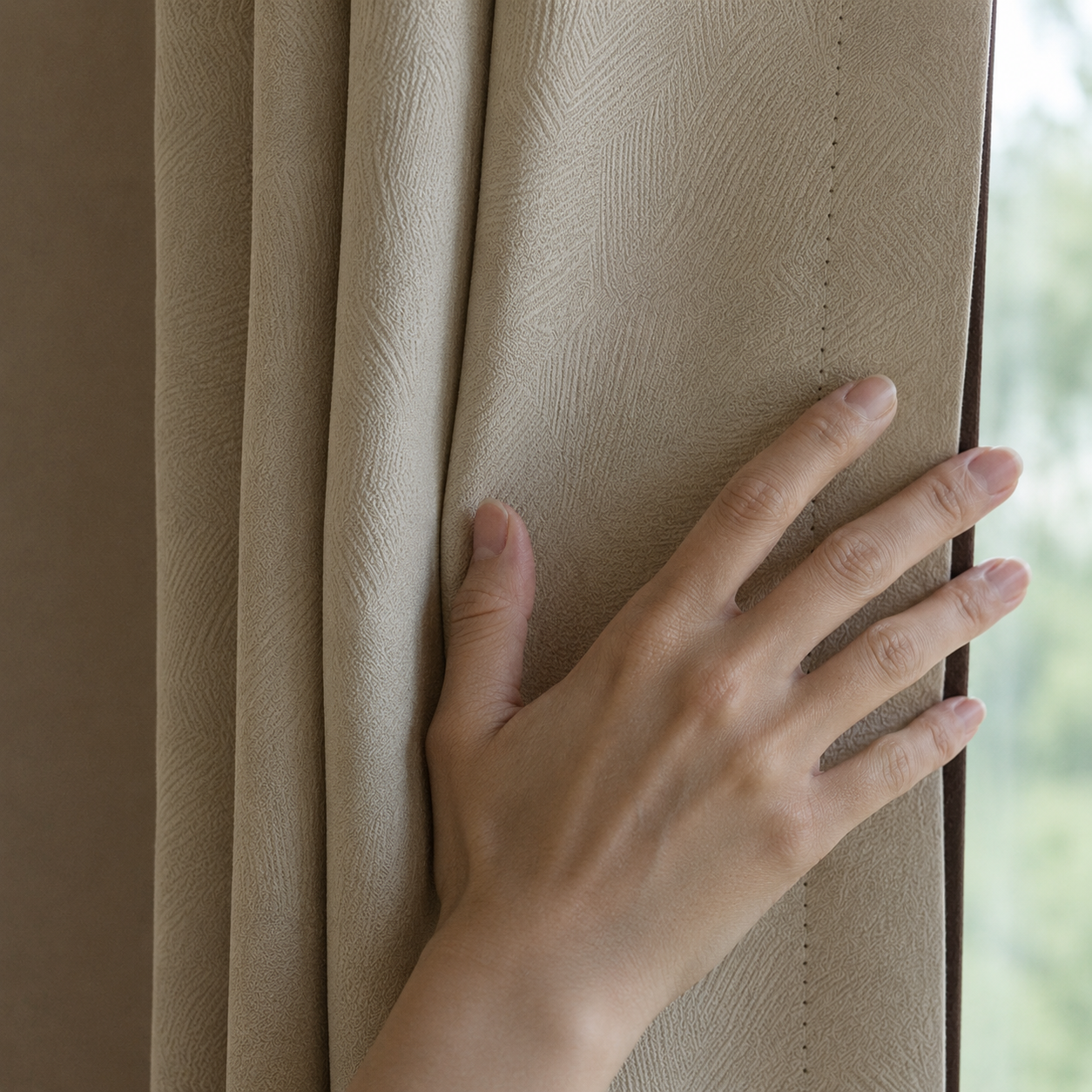 Blackout Curtains Floral Embossed – Thermal Soundproof Drapes