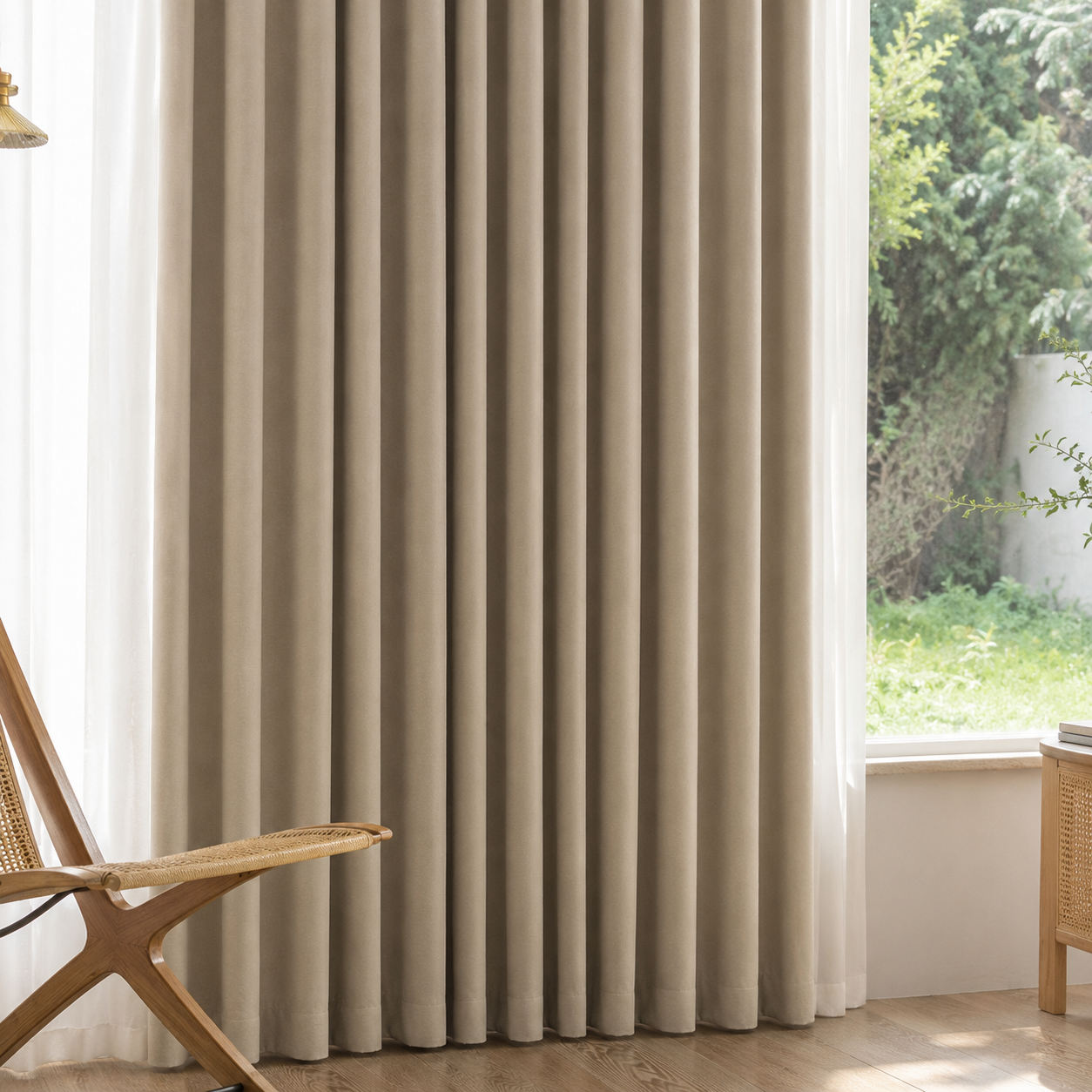 Blackout Curtains Floral Embossed – Thermal Soundproof Drapes