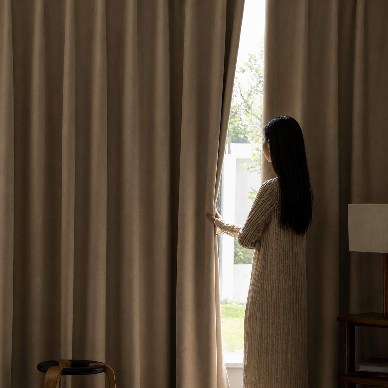 Blackout Curtains Floral Embossed – Thermal Soundproof Drapes