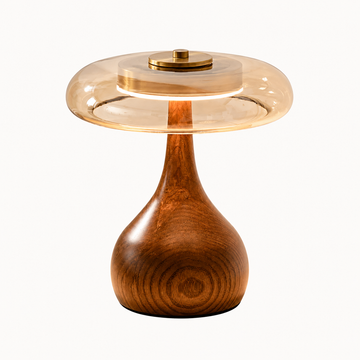 Bedside Table Lamp Glass Shade – Cozy Lighting