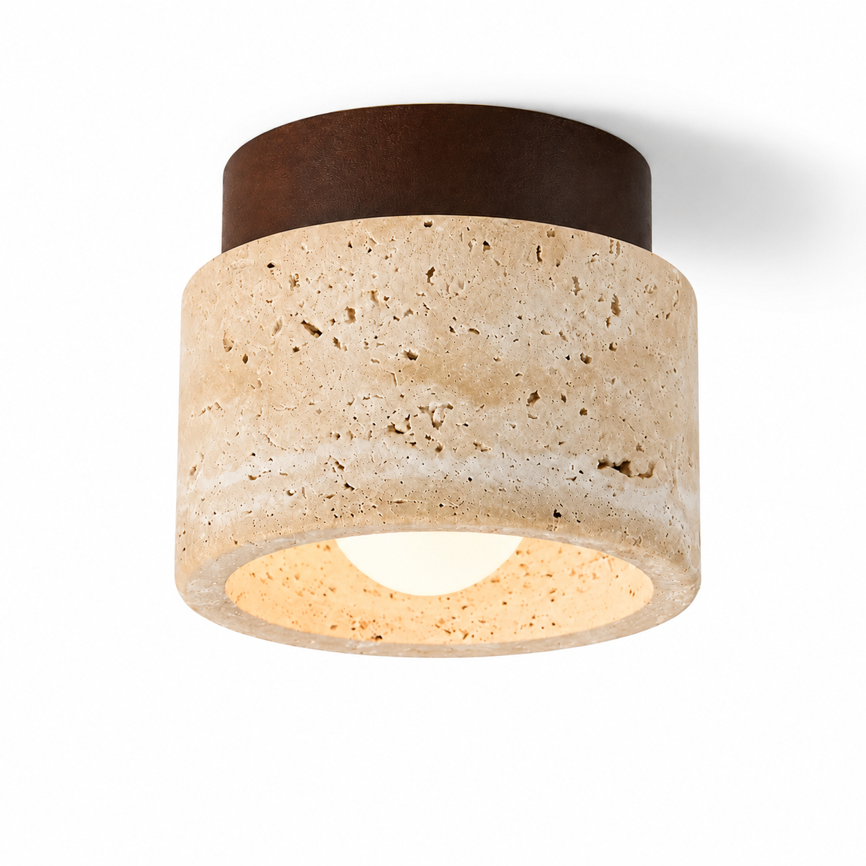 Travertine Ceiling Light