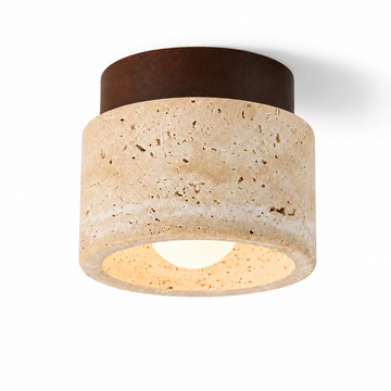 Travertine Ceiling Light