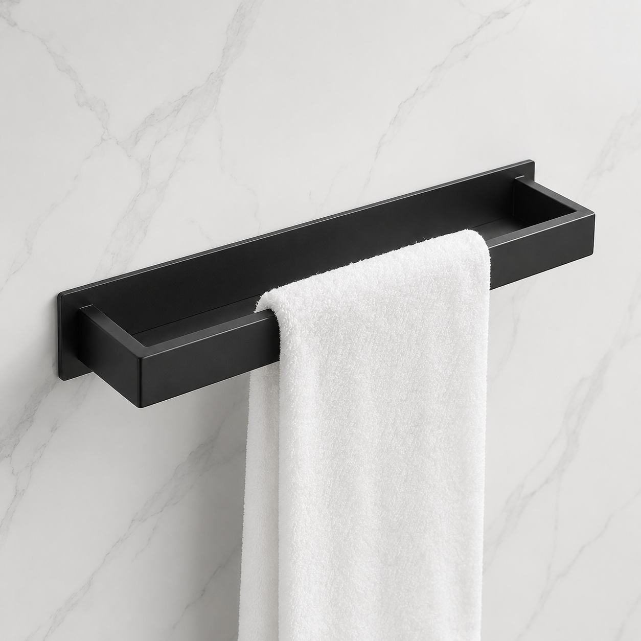 Bathroom Towel Rack Bar – Wall-Mounted Storage