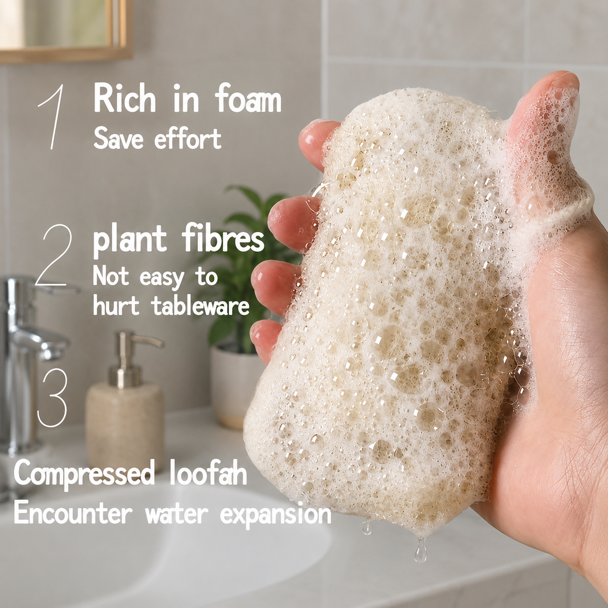 Loofah Sponges Set of 6 Body Scrubbers