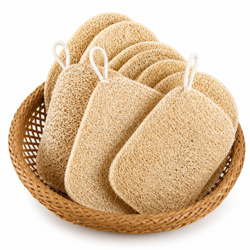 Loofah Sponges Set of 6 Body Scrubbers