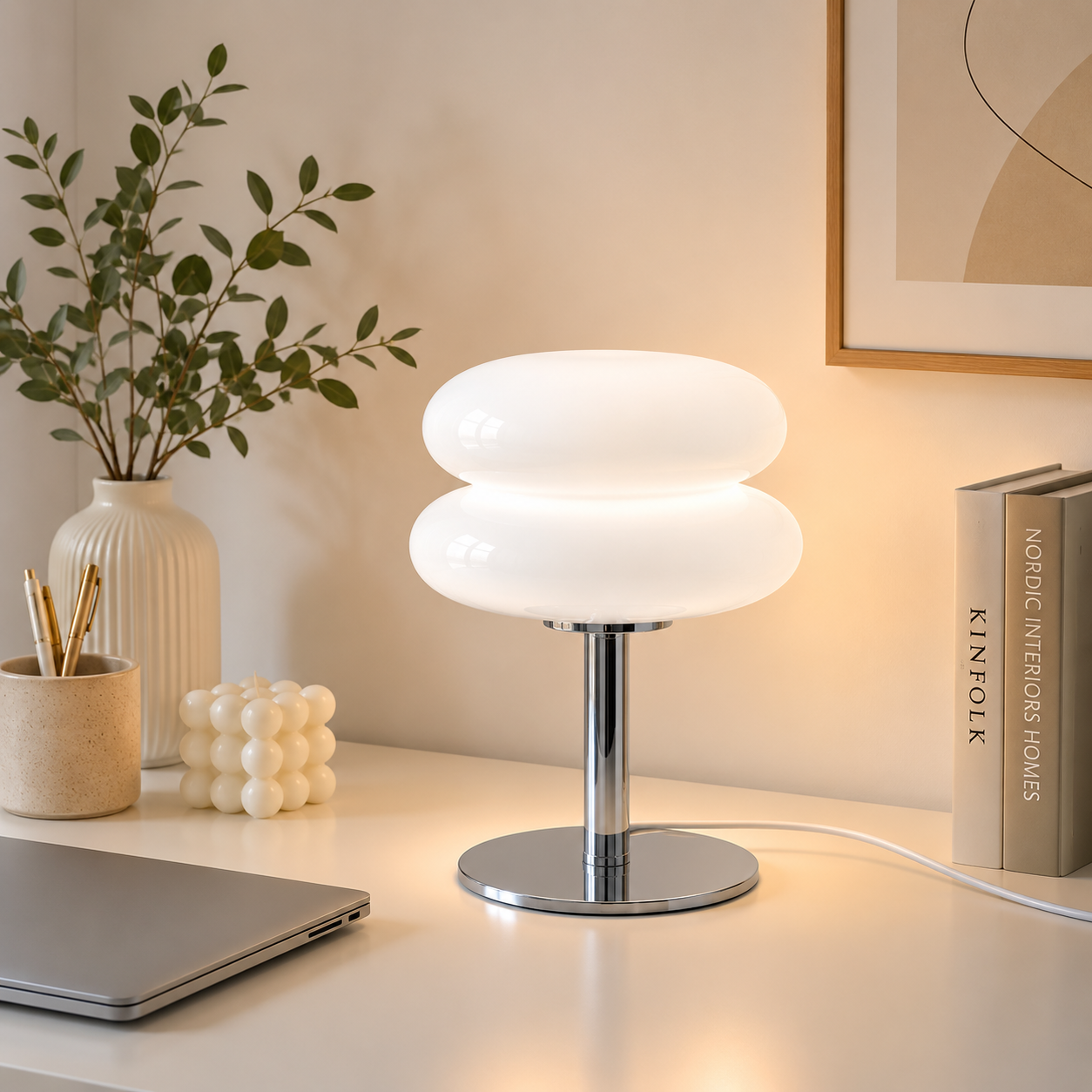 Macaroon Table Lamp Adjustable Brightness