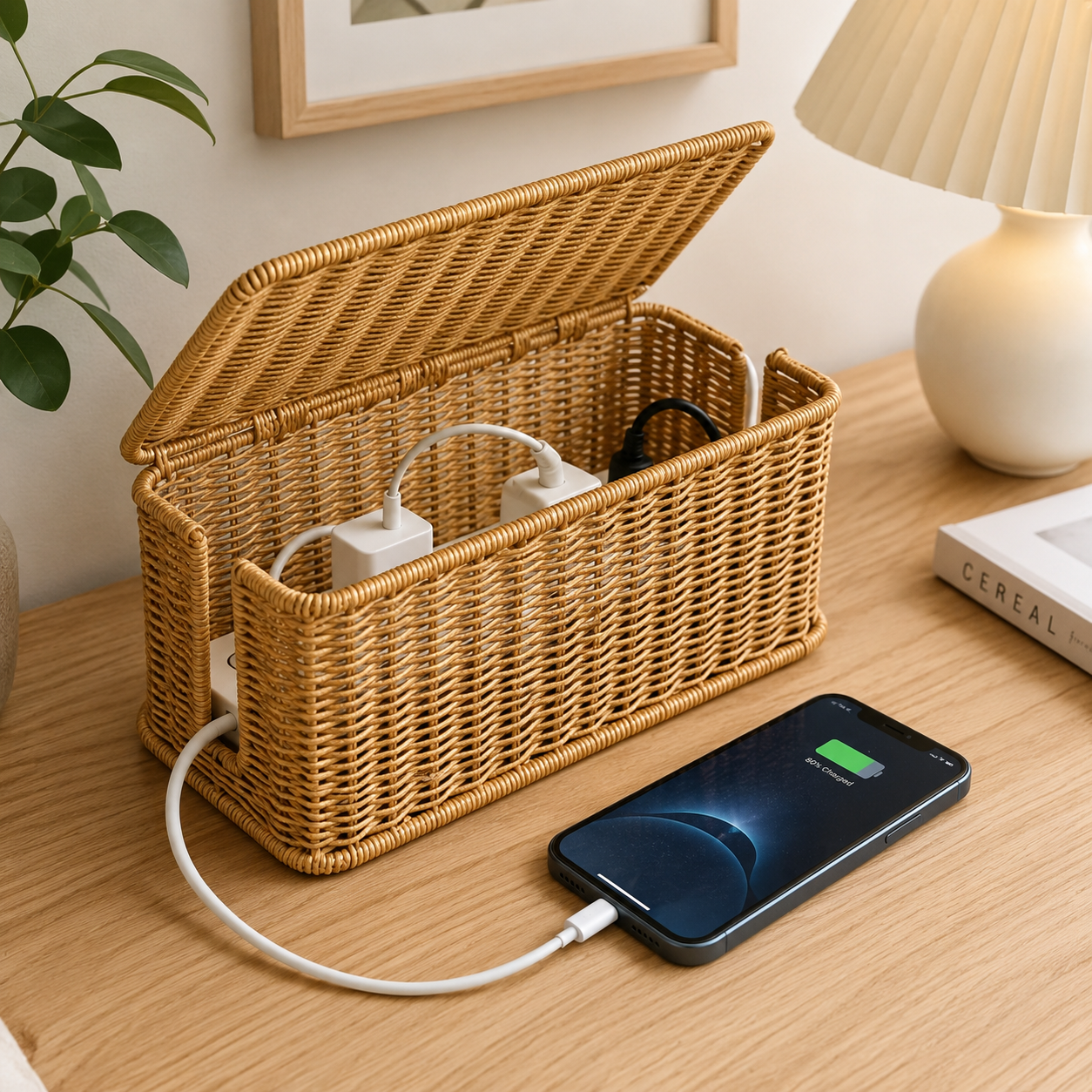 Cable Management Box with Cover