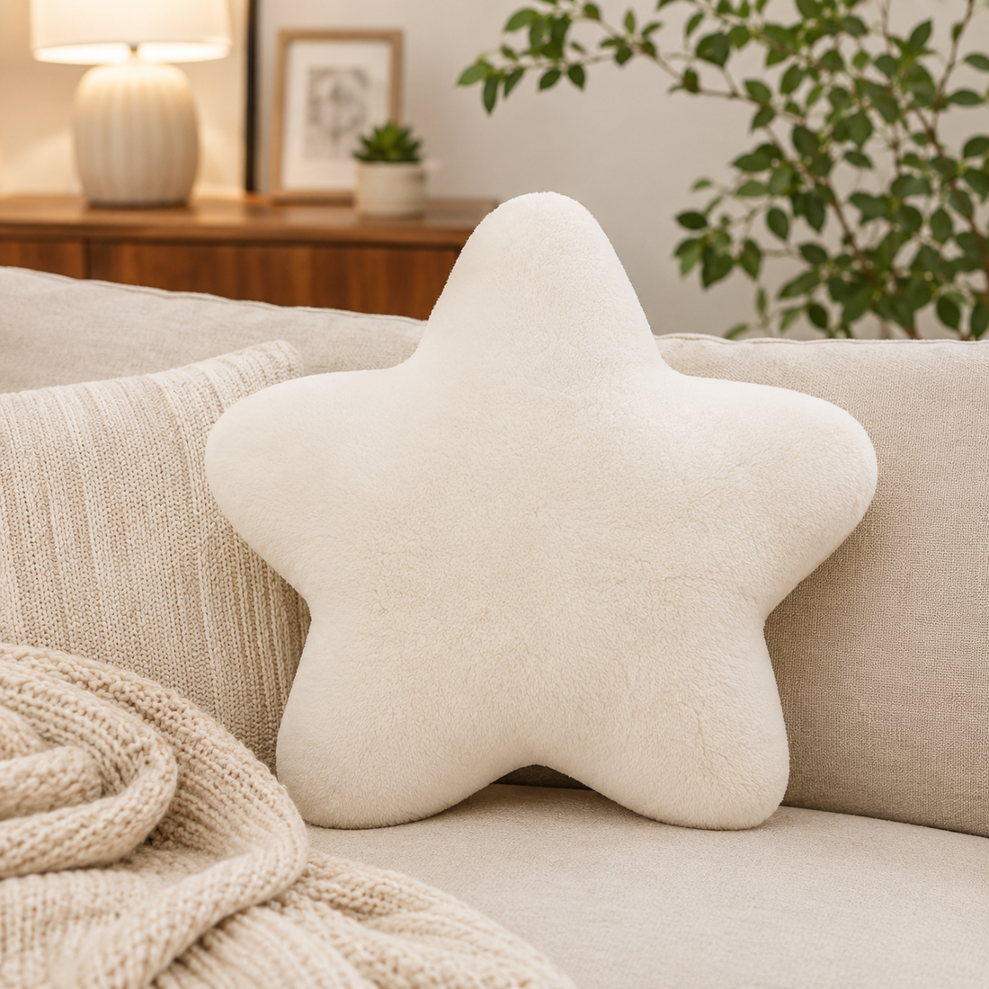 Starfish Throw Pillow
