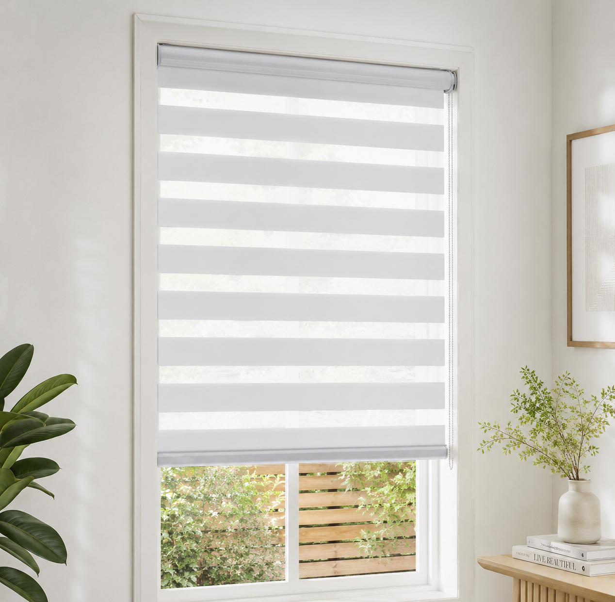 Cordless Zebra Window Blinds