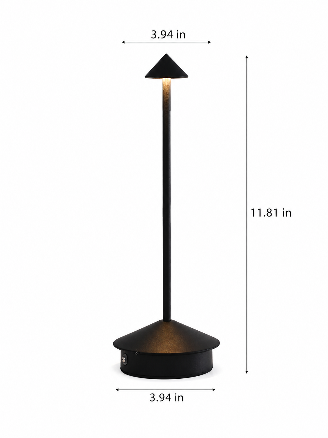 Cone Shade Wireless Table Lamp