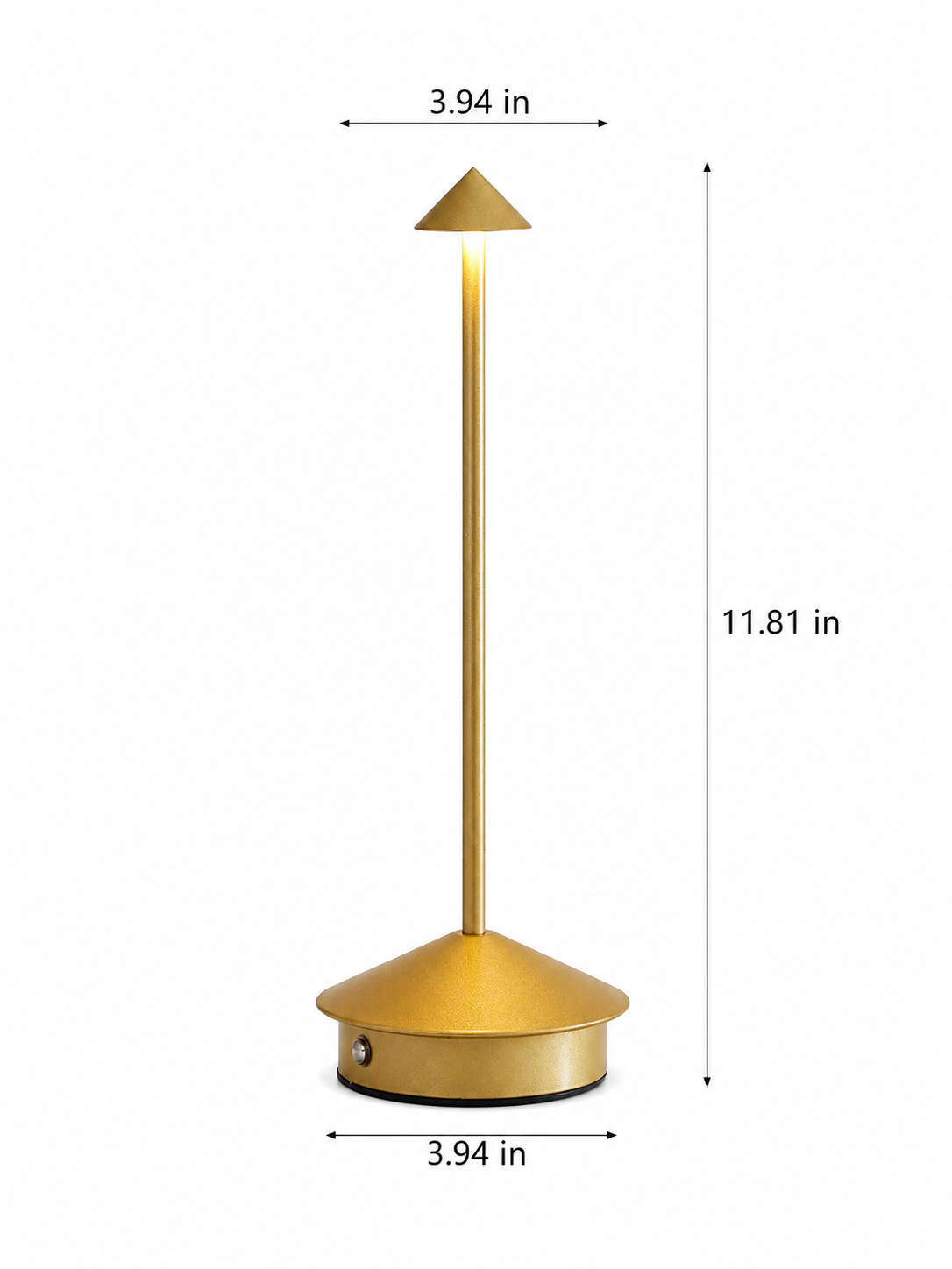 Cone Shade Wireless Table Lamp