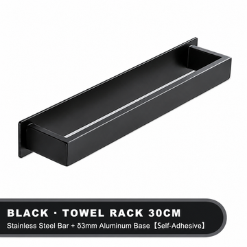 Bathroom Towel Rack Bar – Wall-Mounted Storage