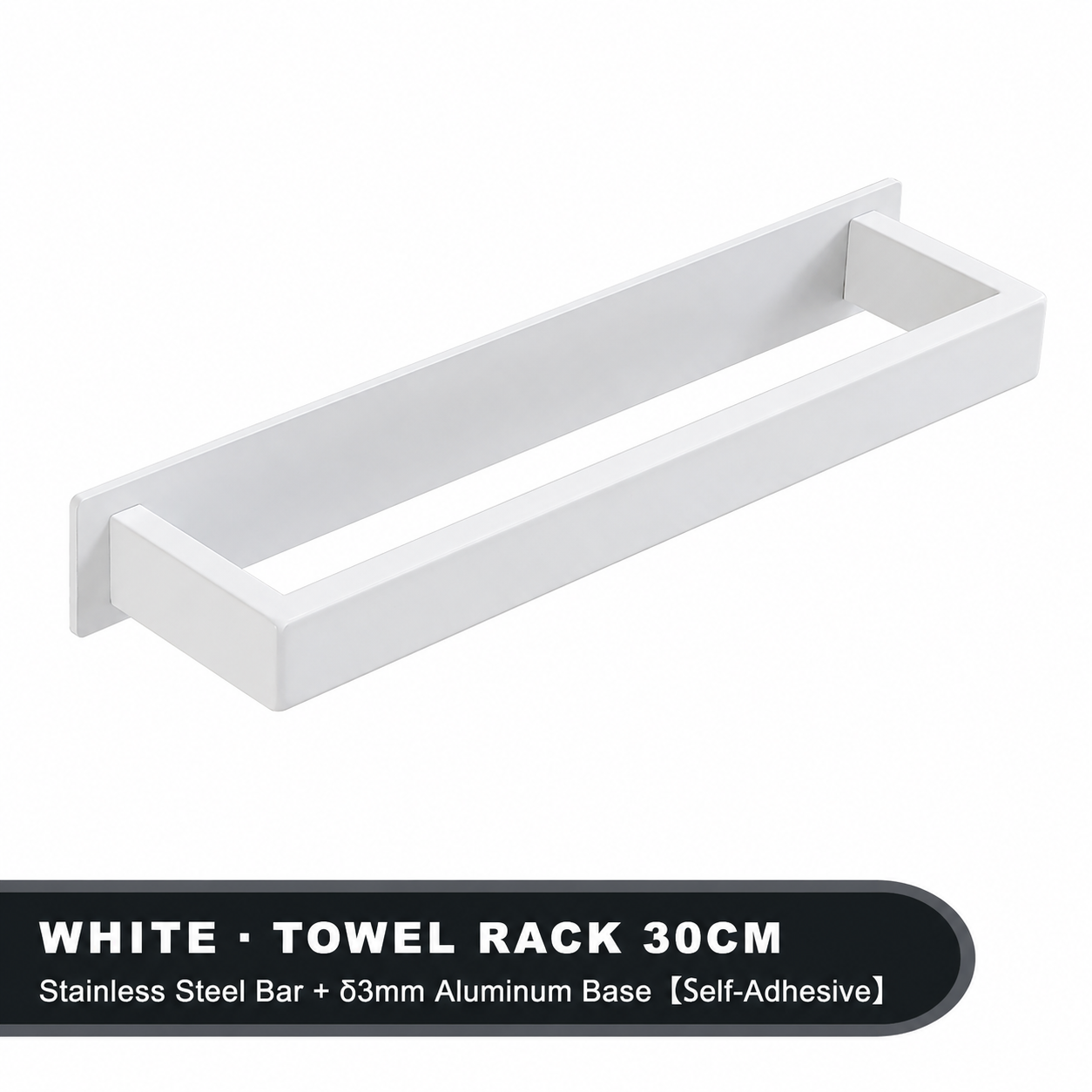 Bathroom Towel Rack Bar – Wall-Mounted Storage
