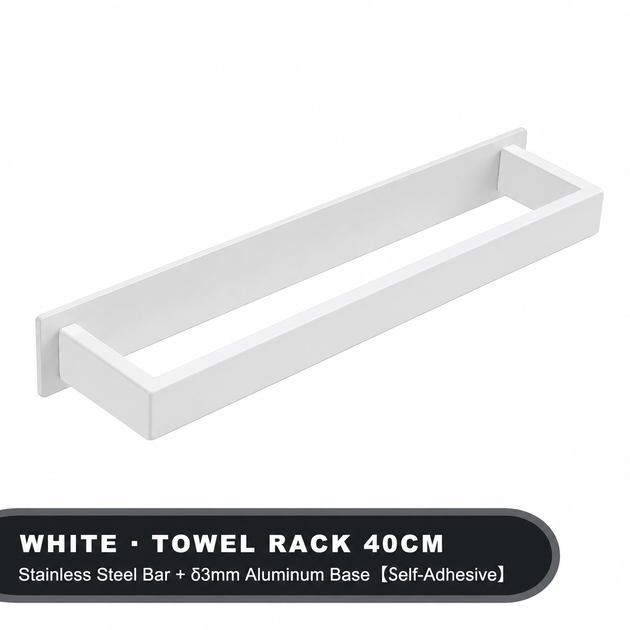 Bathroom Towel Rack Bar – Wall-Mounted Storage