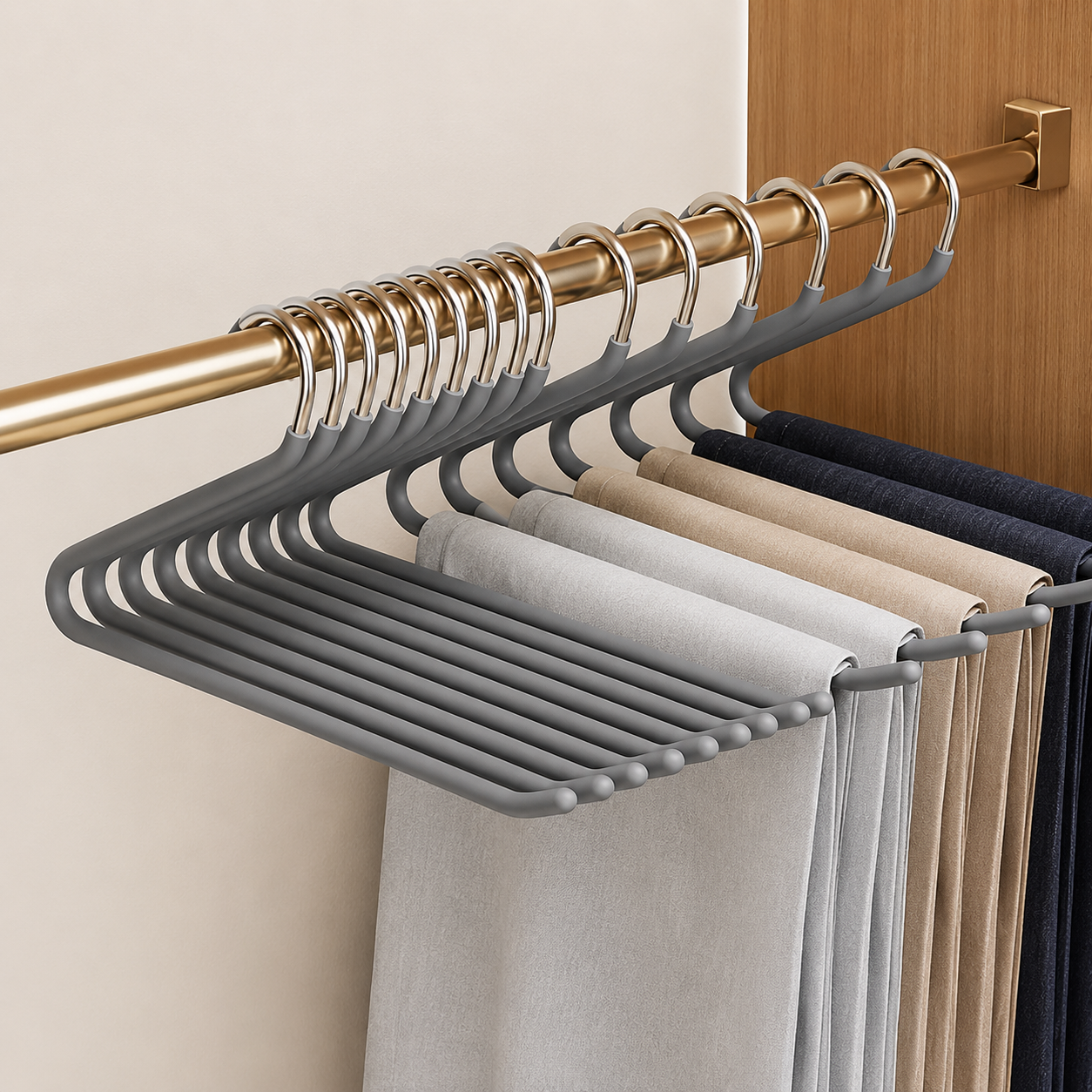 Pants Hanger Z-Shaped Set of 10
