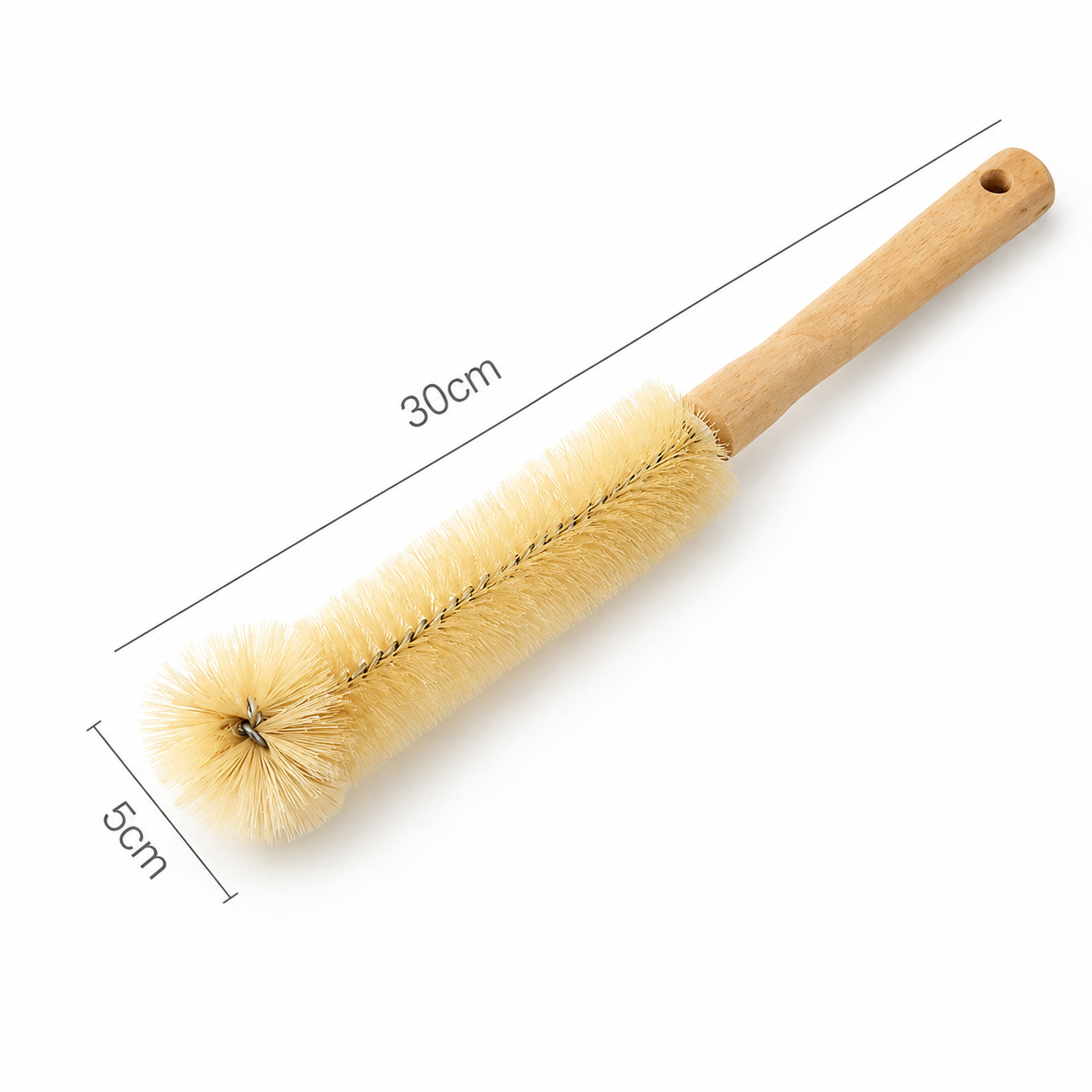 Bottle Cleaning Brush Wooden Handle