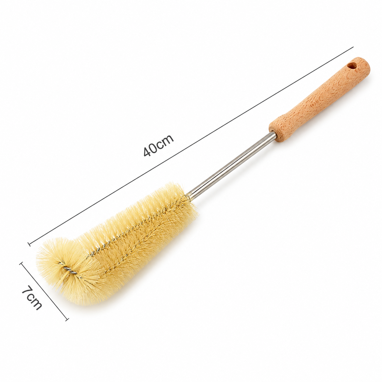 Bottle Cleaning Brush Wooden Handle