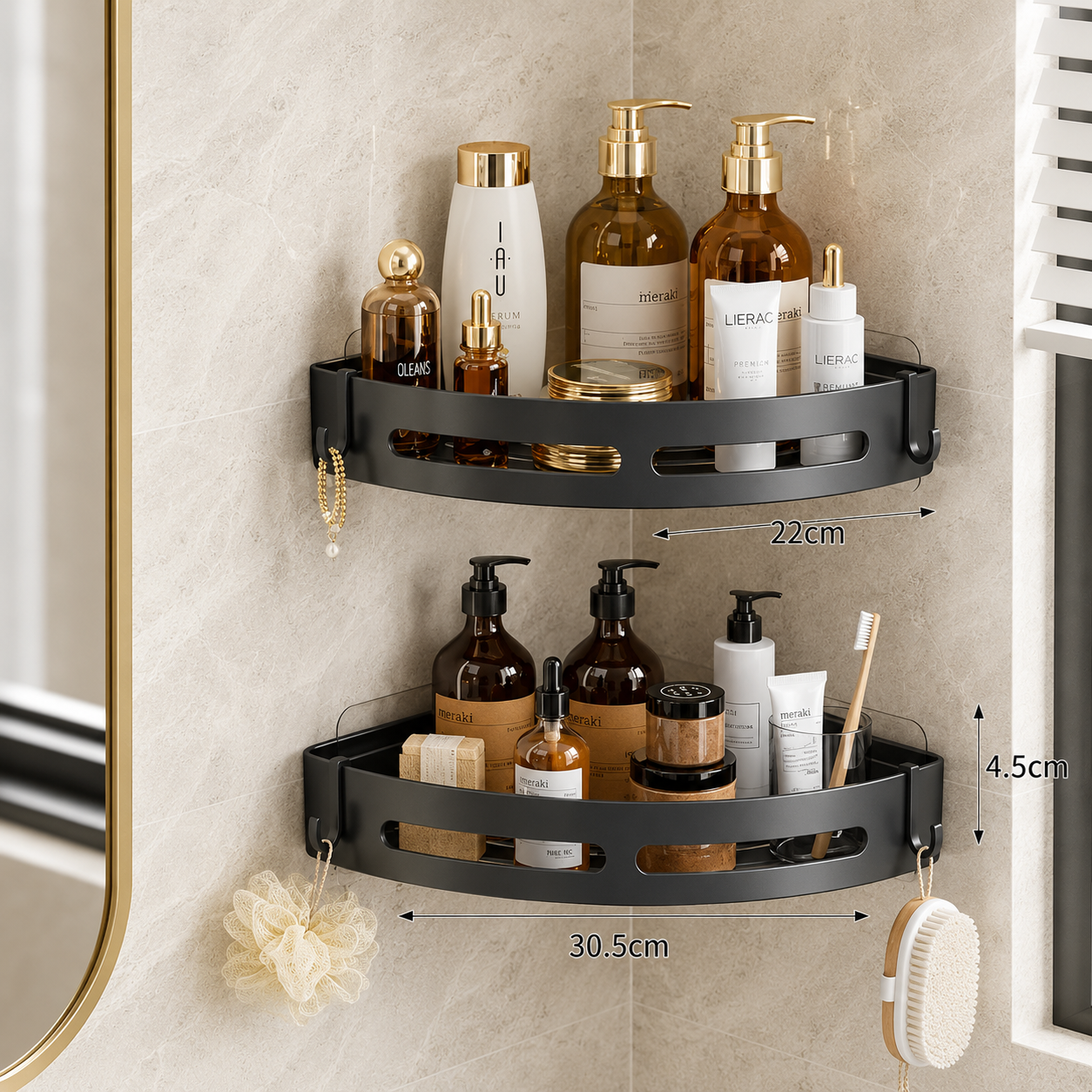 Shower Shelf Storage Organizer