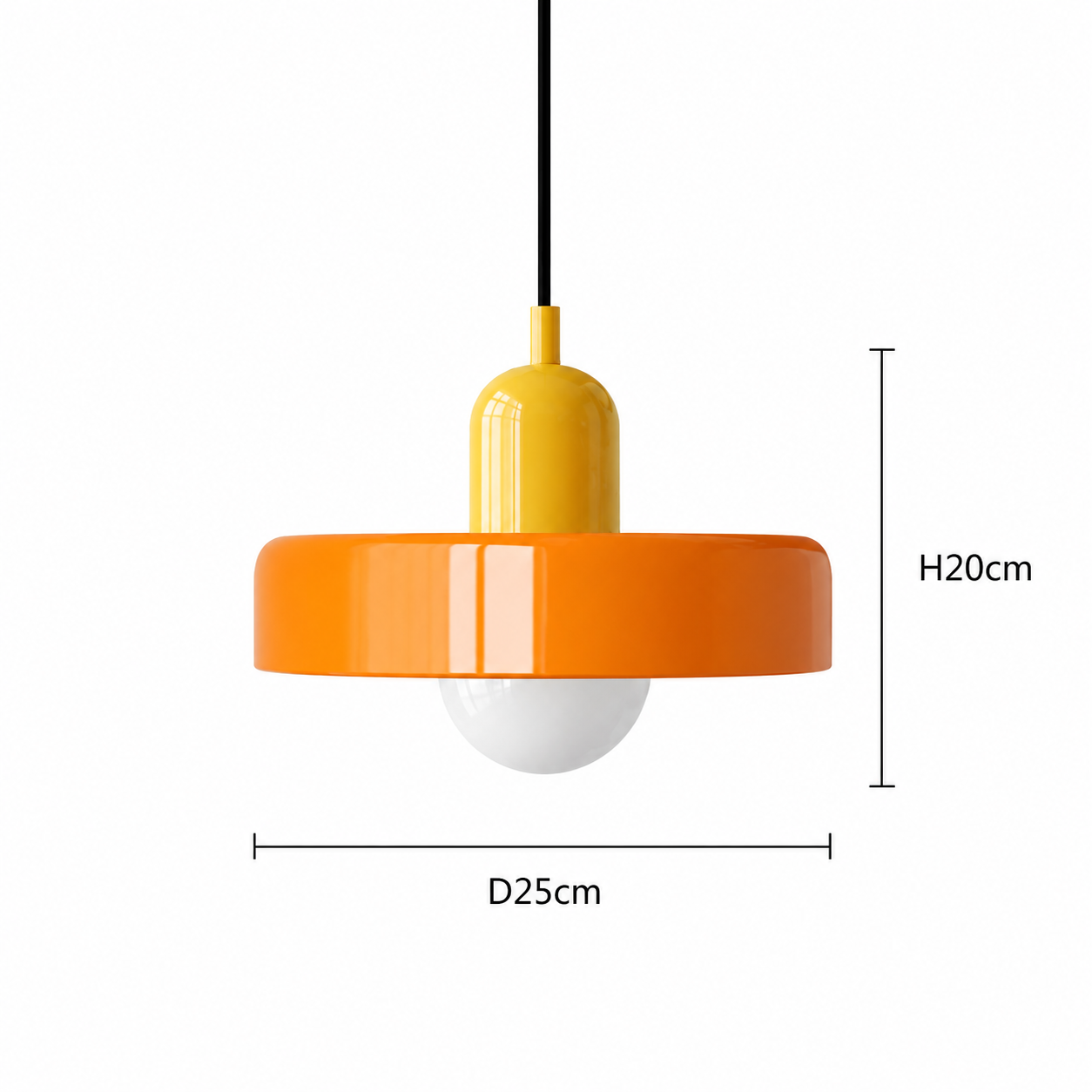 Colorful Glass Pendant Light
