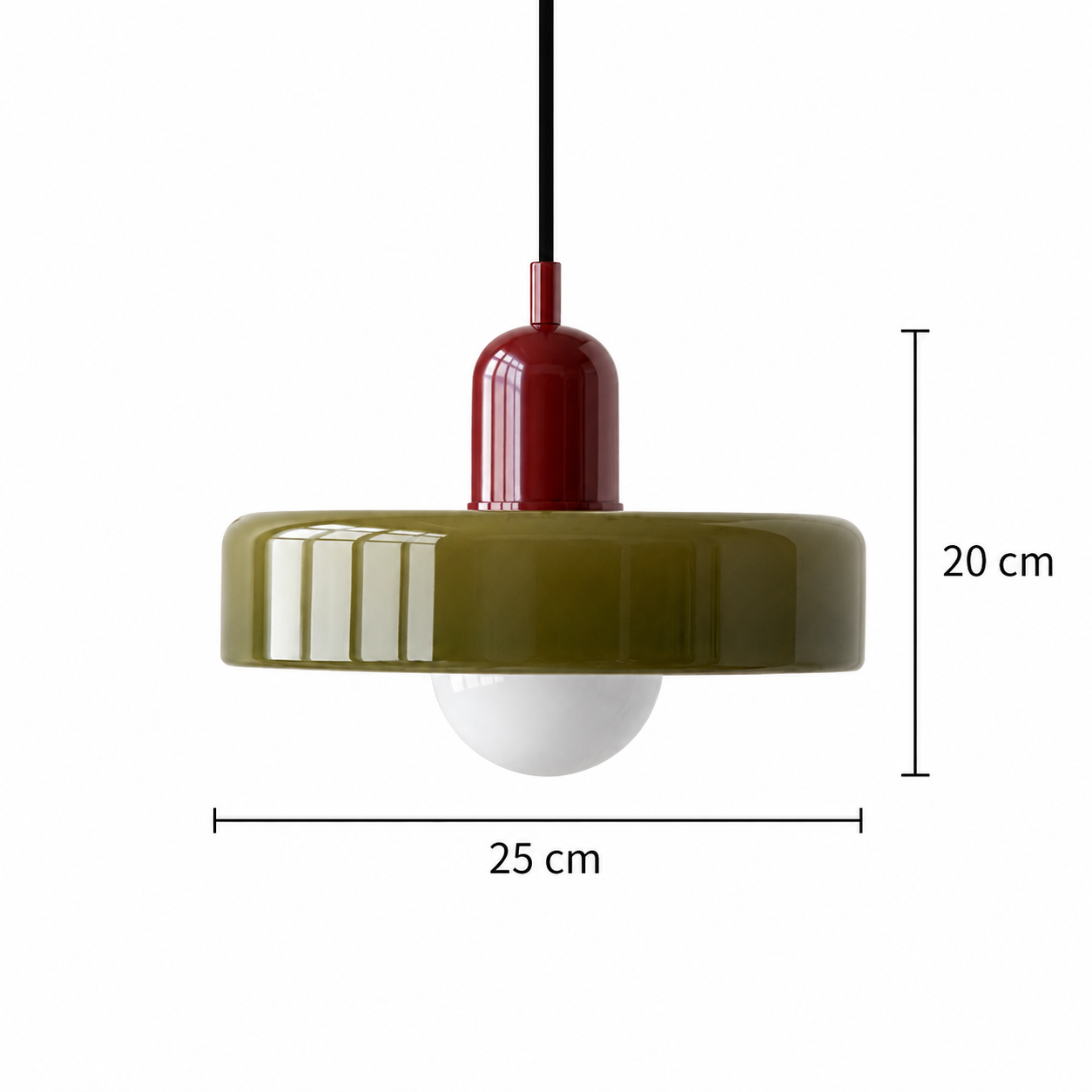 Colorful Glass Pendant Light