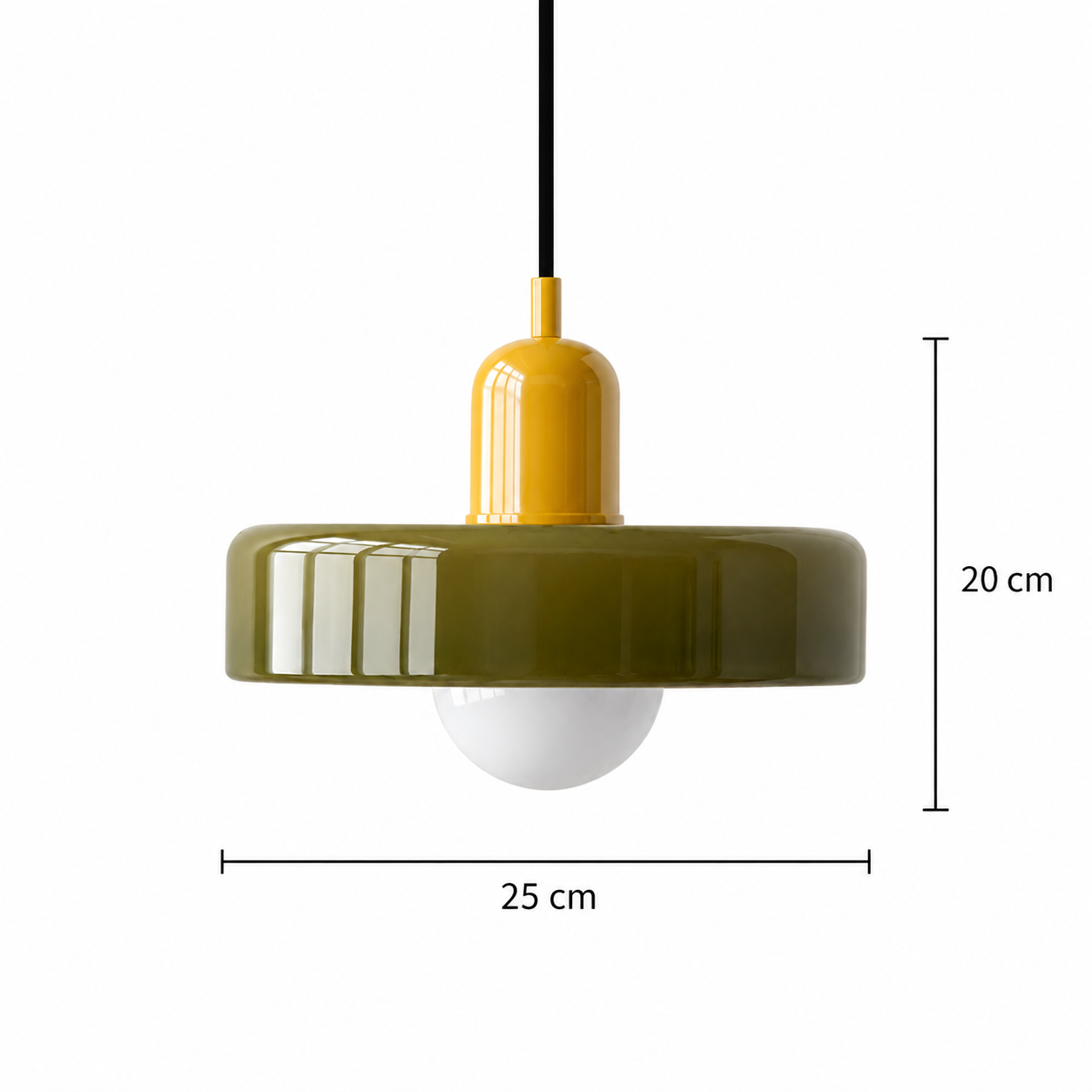 Colorful Glass Pendant Light