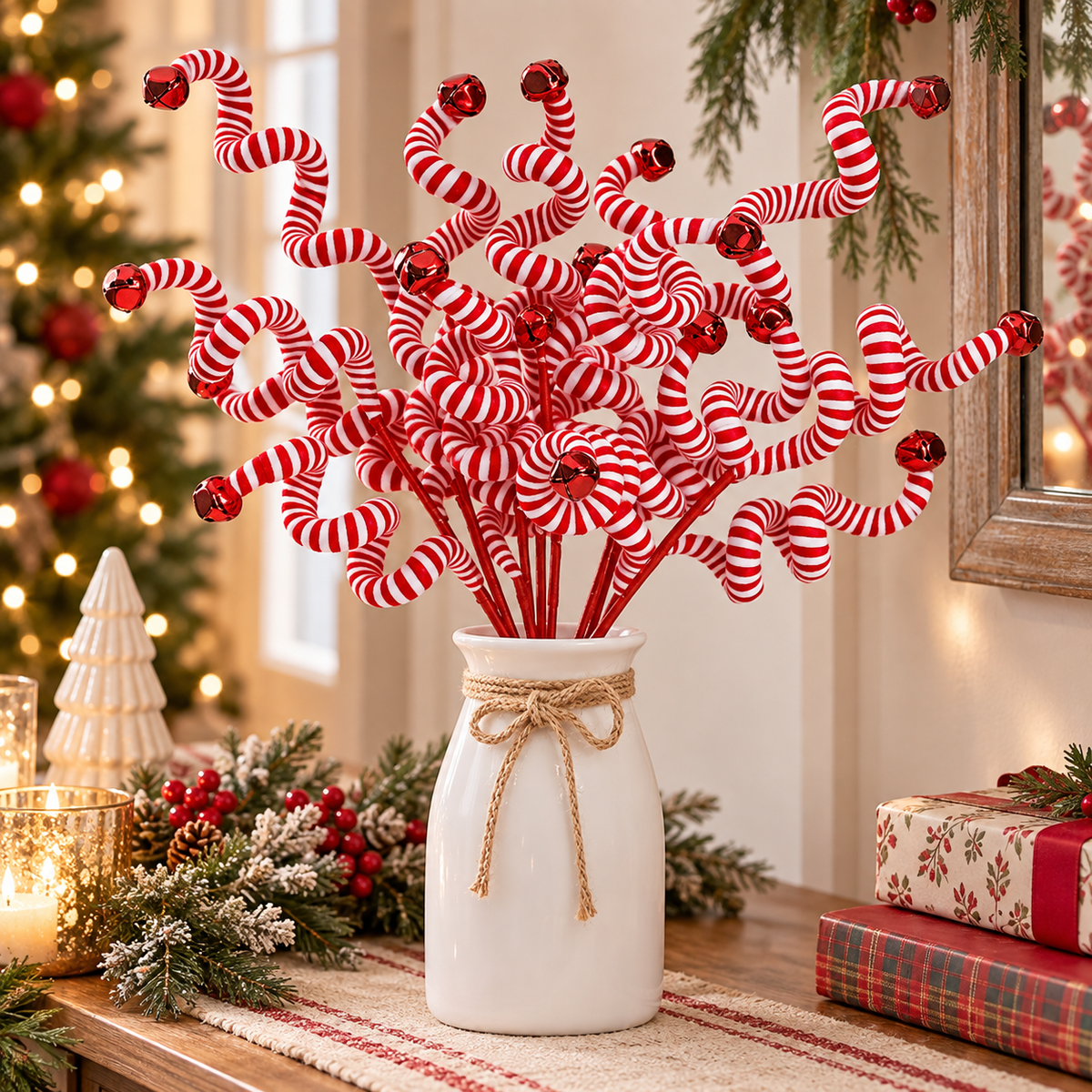 Christmas Candy Swirl Tree Pick