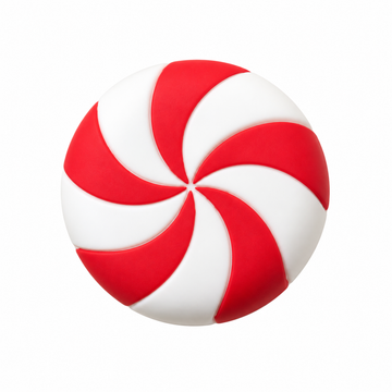 Christmas Peppermint Knob Covers – Set of 5