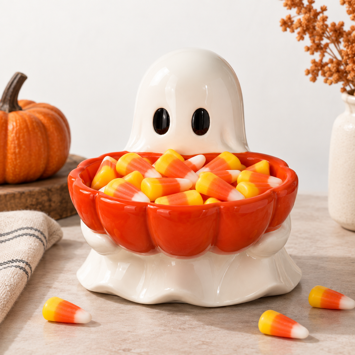 Halloween Ghost Candy Bowl