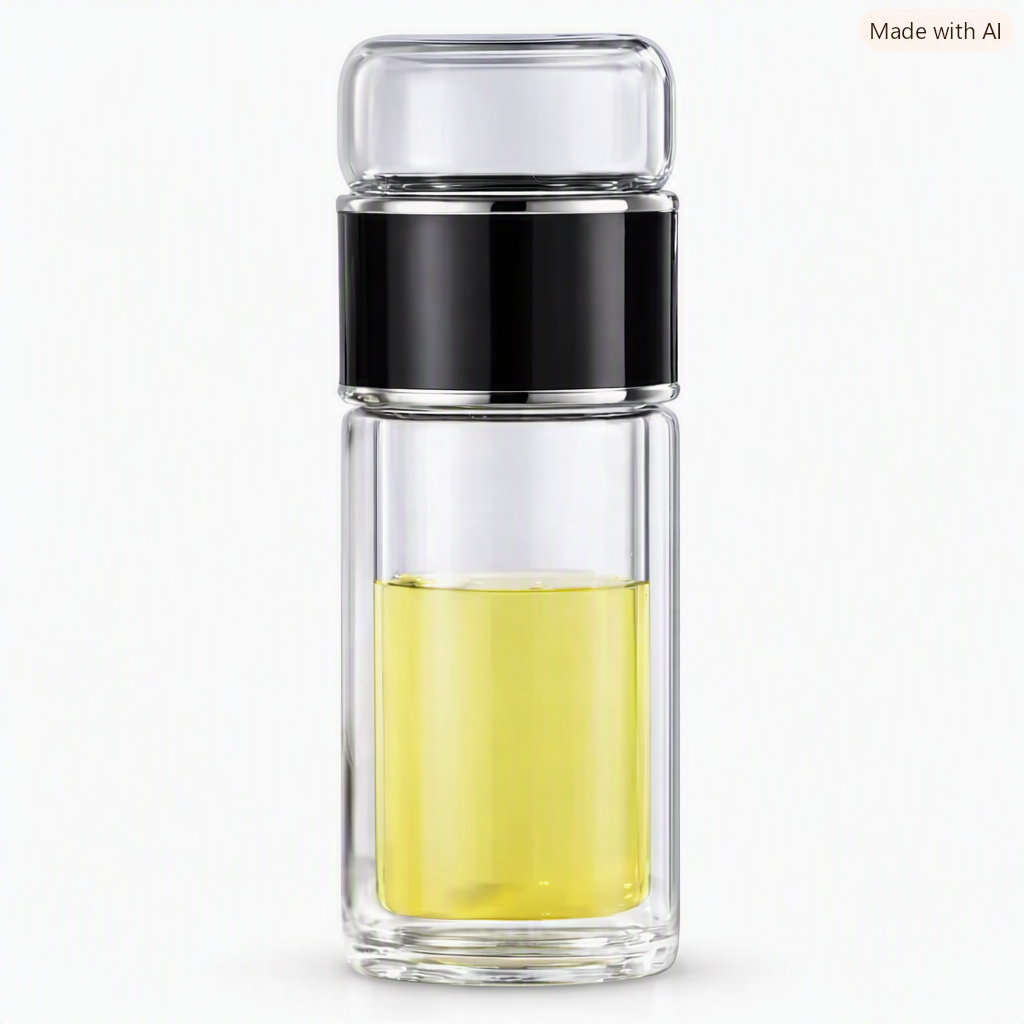 Glass Tea Infuser Bottle 280ml