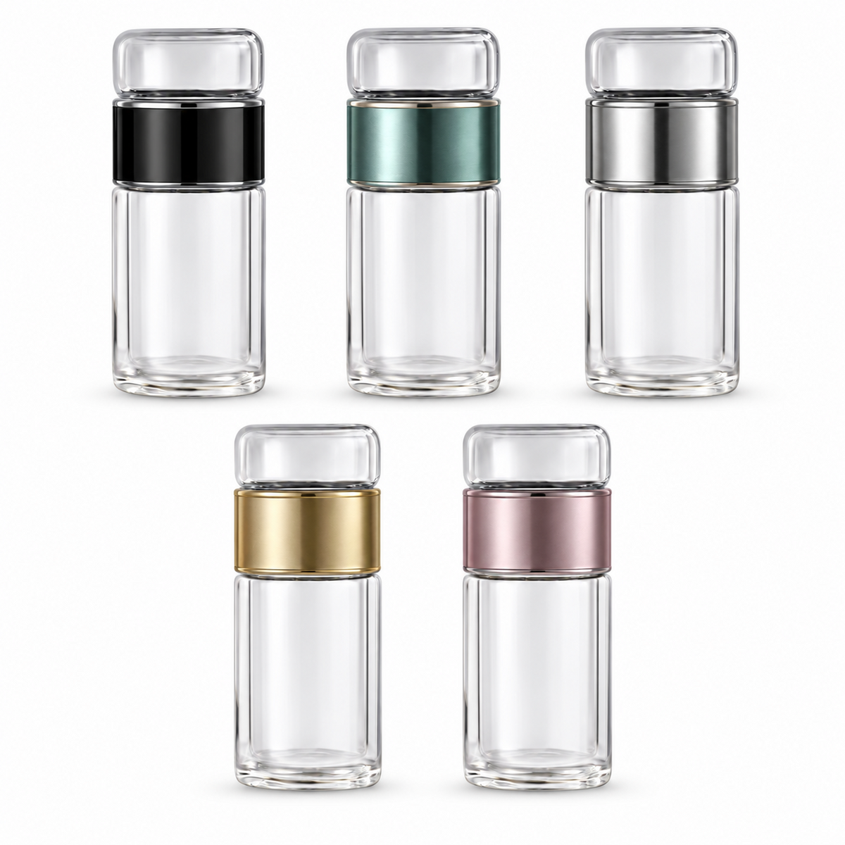 Glass Tea Infuser Bottle 280ml
