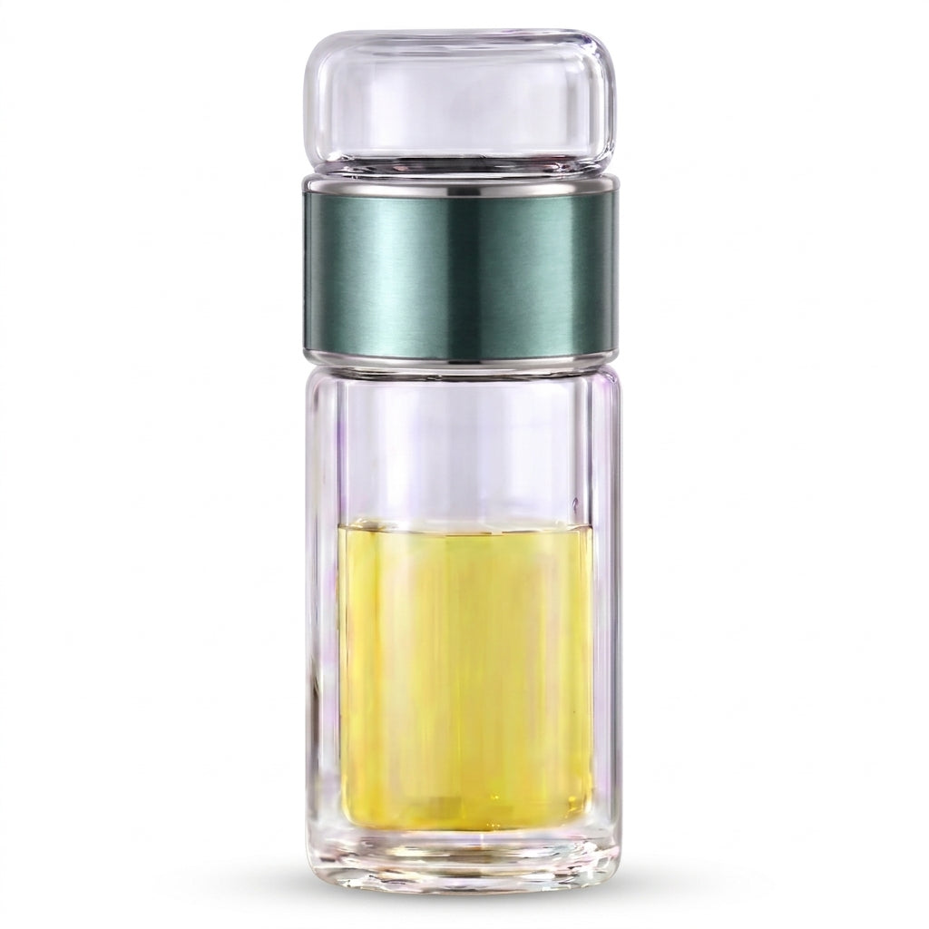 Glass Tea Infuser Bottle 280ml