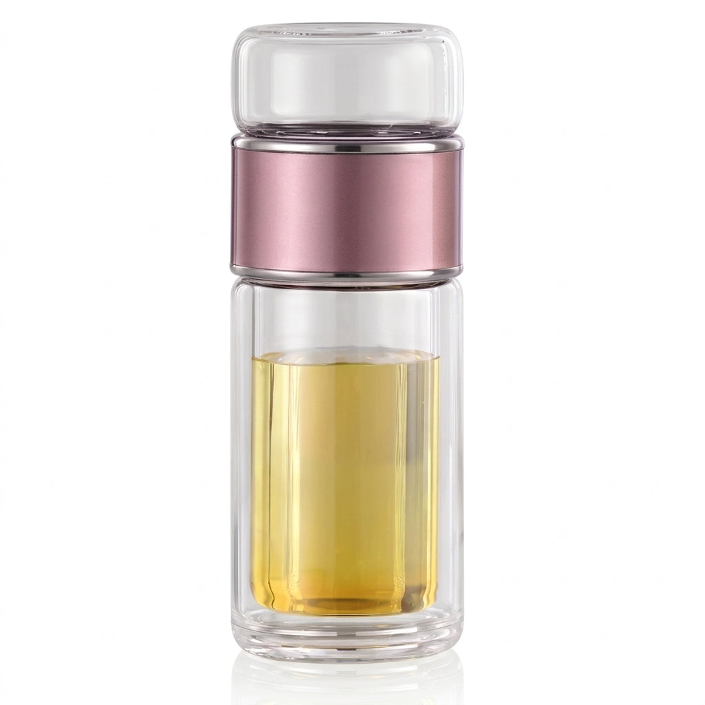 Glass Tea Infuser Bottle 280ml