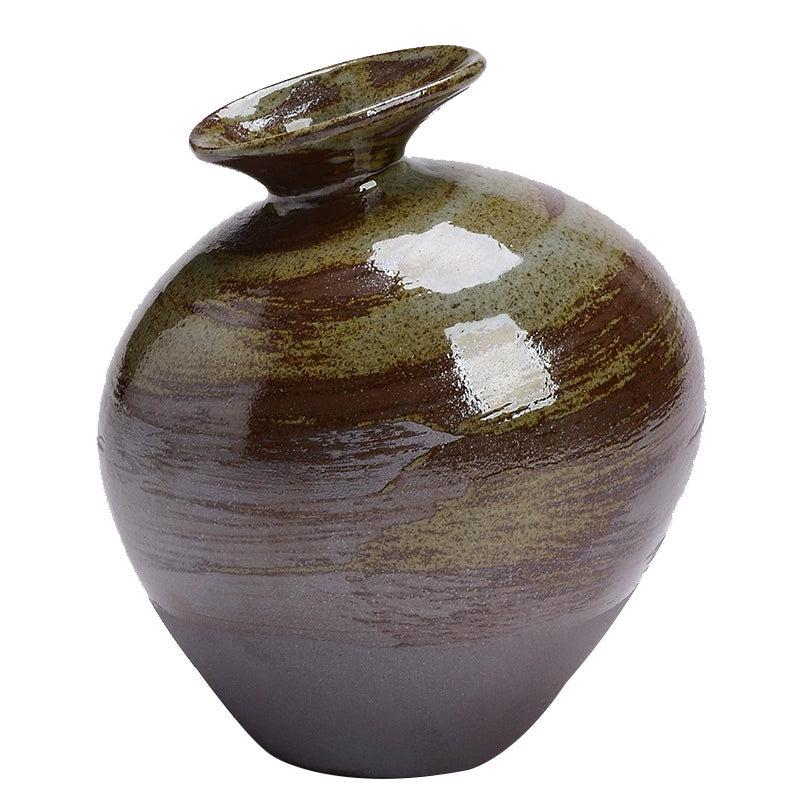 Japanese Stoneware Zen Vase